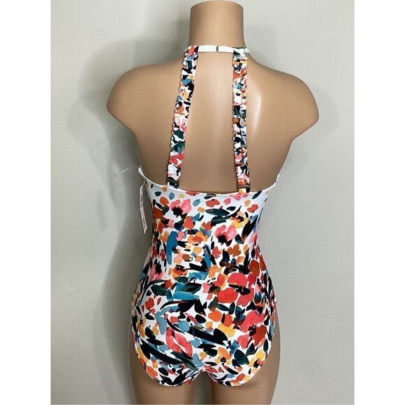 New. Anne Cole floral swimsuit. Size 16. Retails $119 - Picture 8 of 15